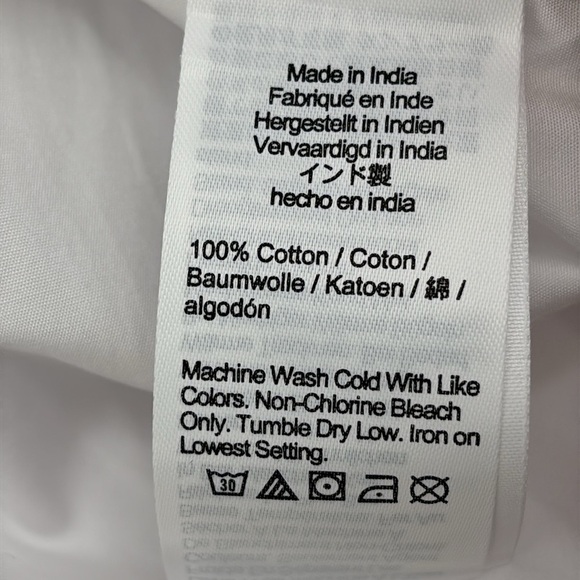 Madewell Relaxed Button-Up Shirt in Eyelet White size S NWT NS331 - Picture 10 of 13